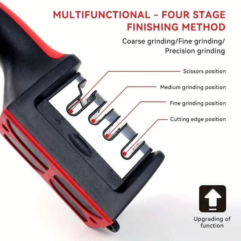 4 Stages Professional Kitchen Knife Sharpener Tool