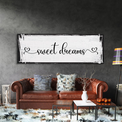 Master Bedroom Sign, Sweet Dreams Canvas Sign, Bedroom Wall Decor, Sign For Bedroom, distressed Canvas Sign, Sign Above Bed, Bedroom Art