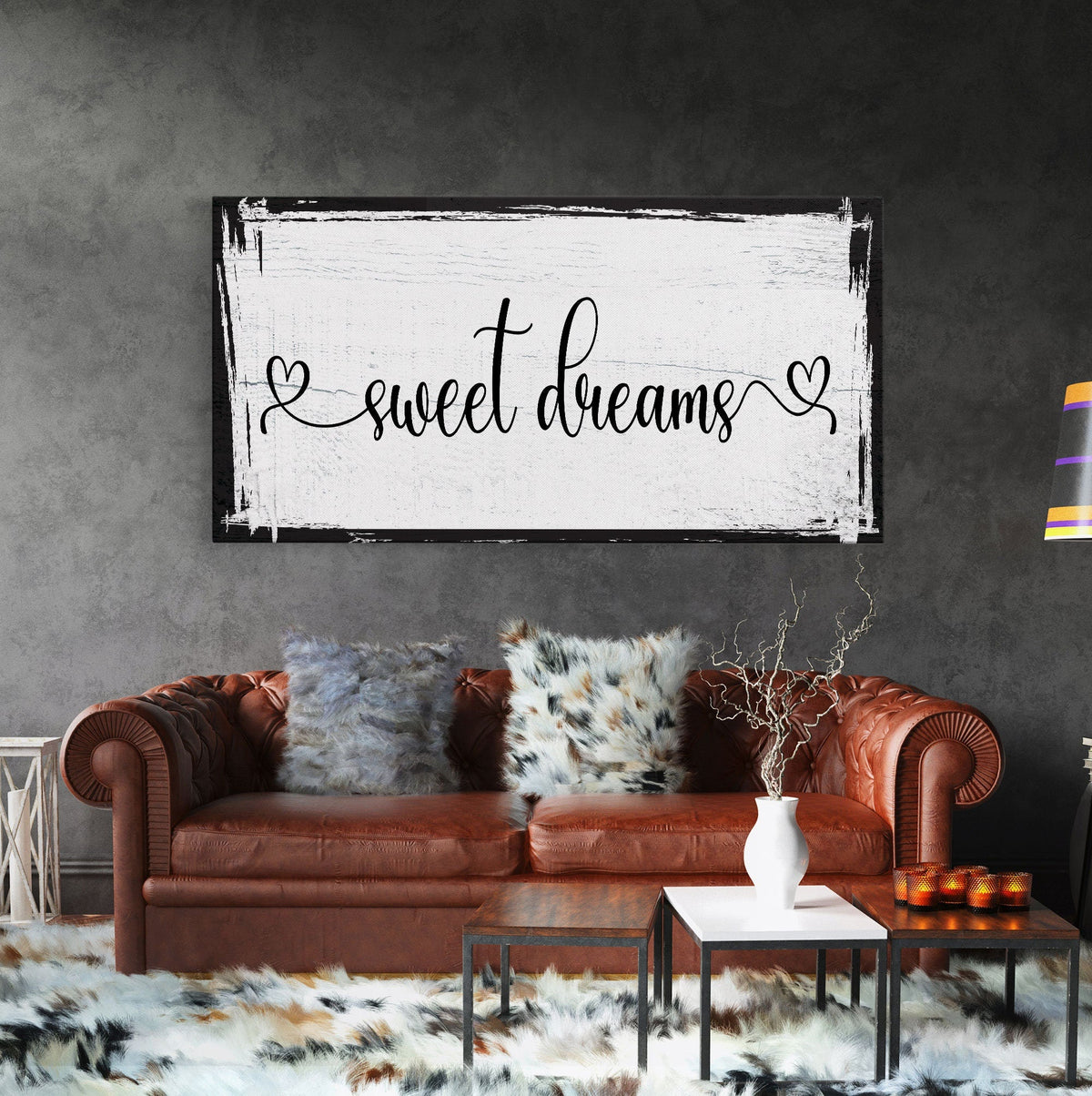Master Bedroom Sign, Sweet Dreams Canvas Sign, Bedroom Wall Decor, Sign For Bedroom, distressed Canvas Sign, Sign Above Bed, Bedroom Art
