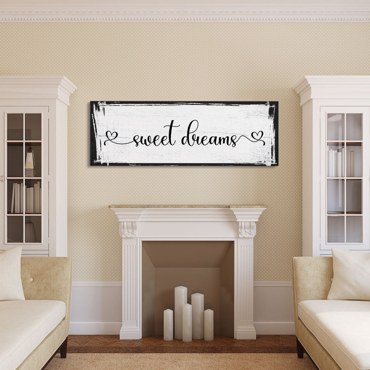 Master Bedroom Sign, Sweet Dreams Canvas Sign, Bedroom Wall Decor, Sign For Bedroom, distressed Canvas Sign, Sign Above Bed, Bedroom Art