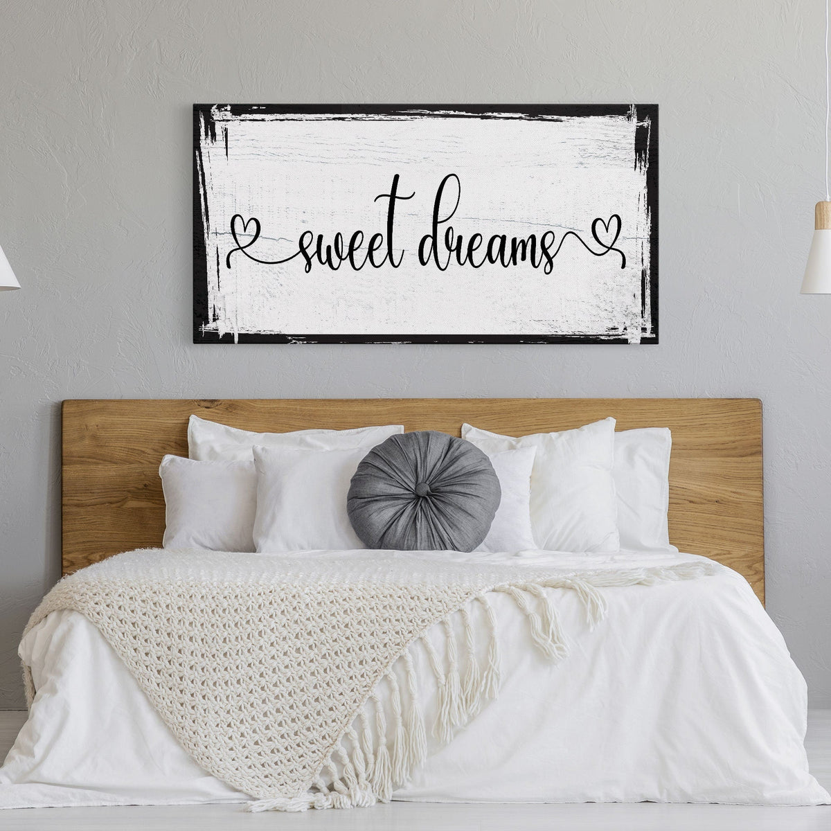 Master Bedroom Sign, Sweet Dreams Canvas Sign, Bedroom Wall Decor, Sign For Bedroom, distressed Canvas Sign, Sign Above Bed, Bedroom Art