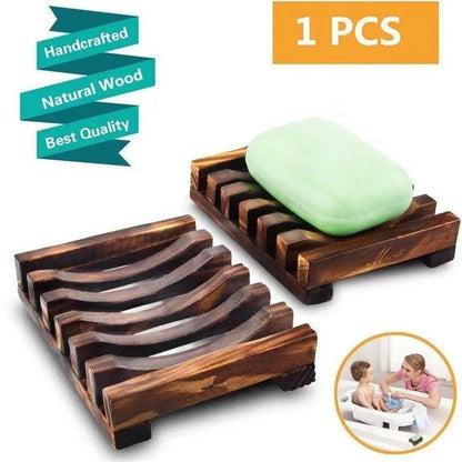 Natural Wooden Soap Dish