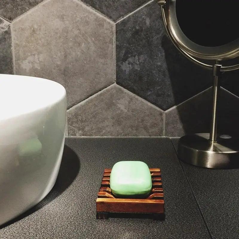 Natural Wooden Soap Dish