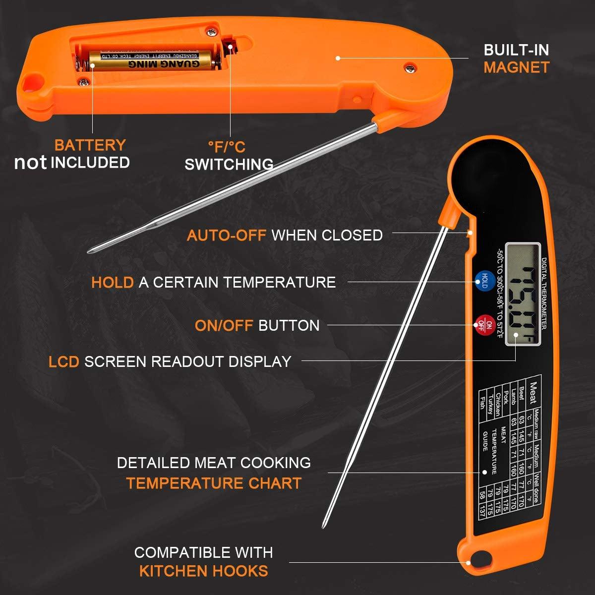 New Digital Kitchen Food Thermometer For Meat Water Milk Cooking Food Probe BBQ