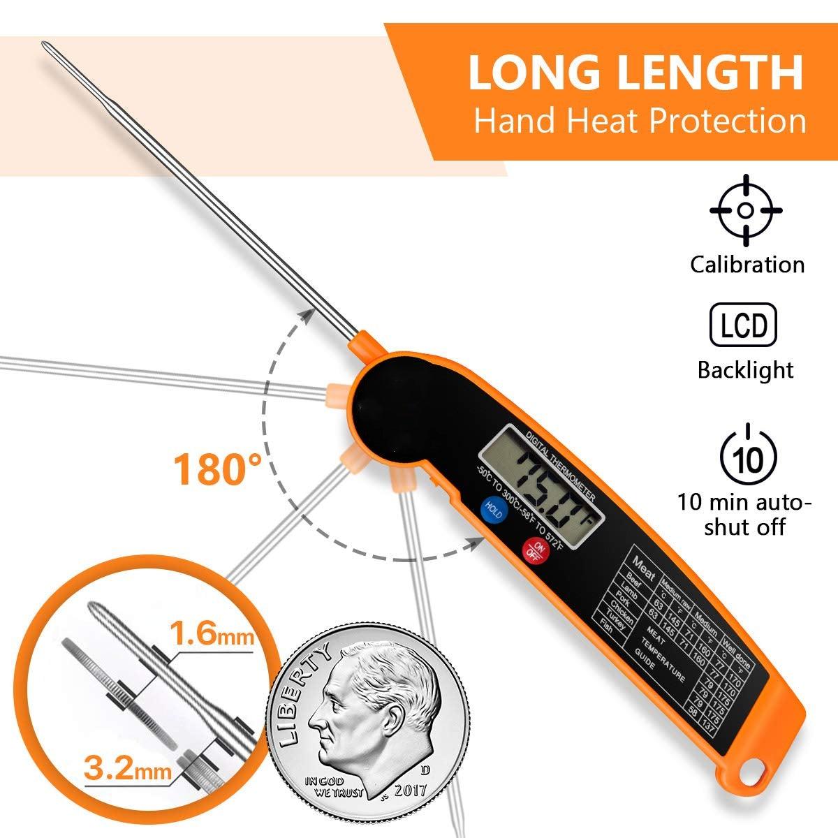 New Digital Kitchen Food Thermometer For Meat Water Milk Cooking Food Probe BBQ