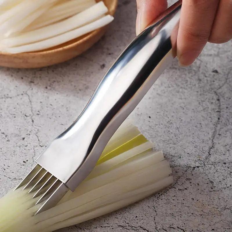 New Sharp Knife Onion Garlic Vegetable Cutter Cut Onions Garlic Tomato Device Shredders
