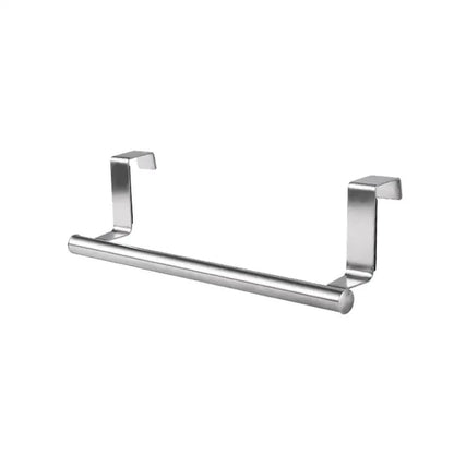 Towel Rack Over Door Towel Bar Hanging Holder Stainless Steel Bathroom Kitchen Cabinet