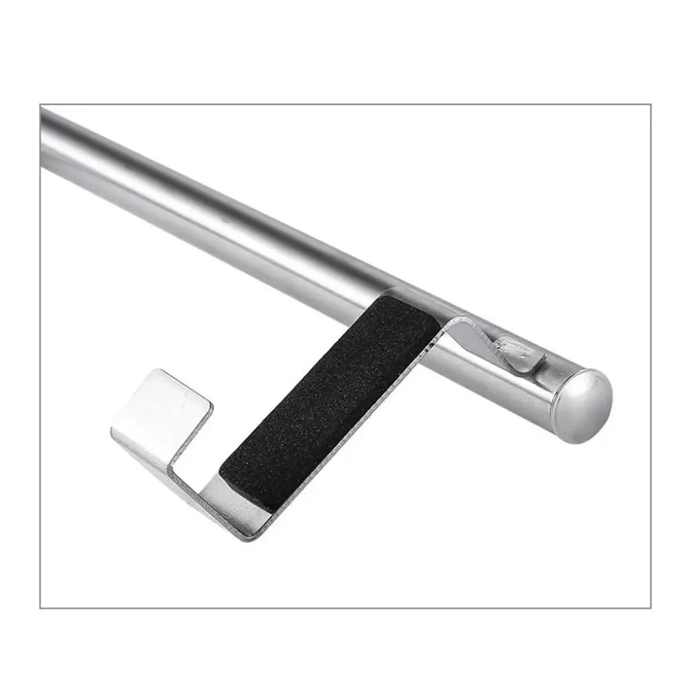 Towel Rack Over Door Towel Bar Hanging Holder Stainless Steel Bathroom Kitchen Cabinet